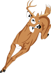 Fast Deer Clip Art